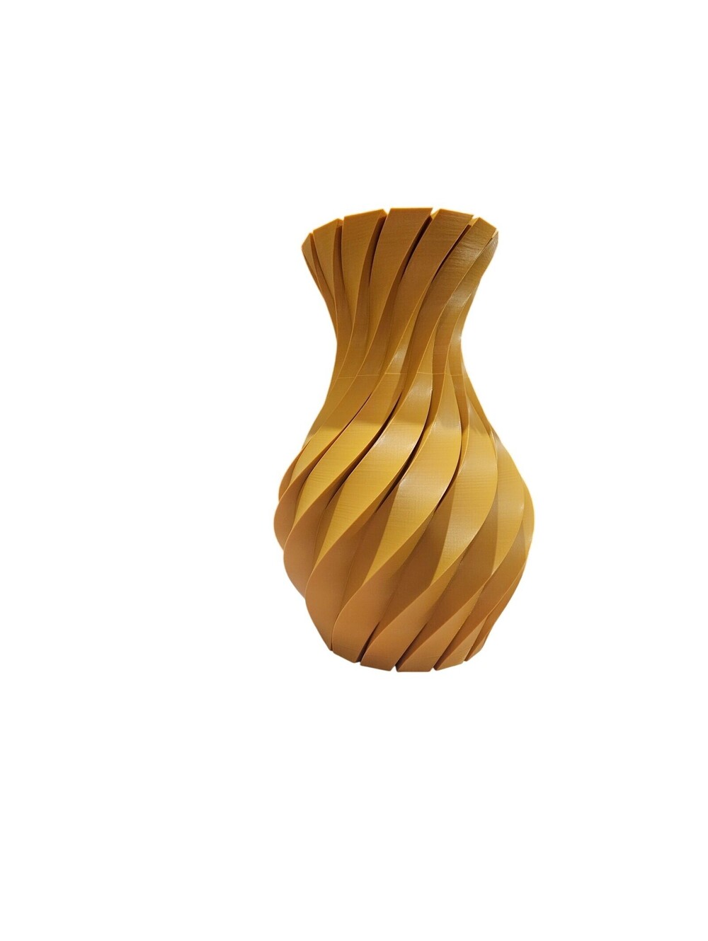 12.5" Tall x 8.5" Wide 3D printed Swirl Vase